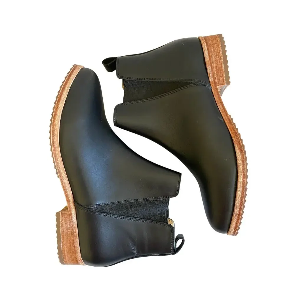 Nisolo Eva Everyday Chelsea Boot NEW 8.5 black - Picture 5 of 8